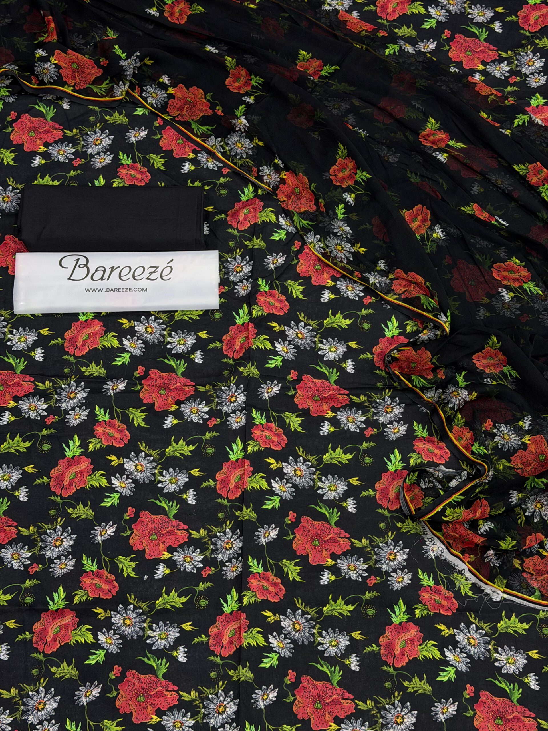 Bareeze 3pc Printed Lawn